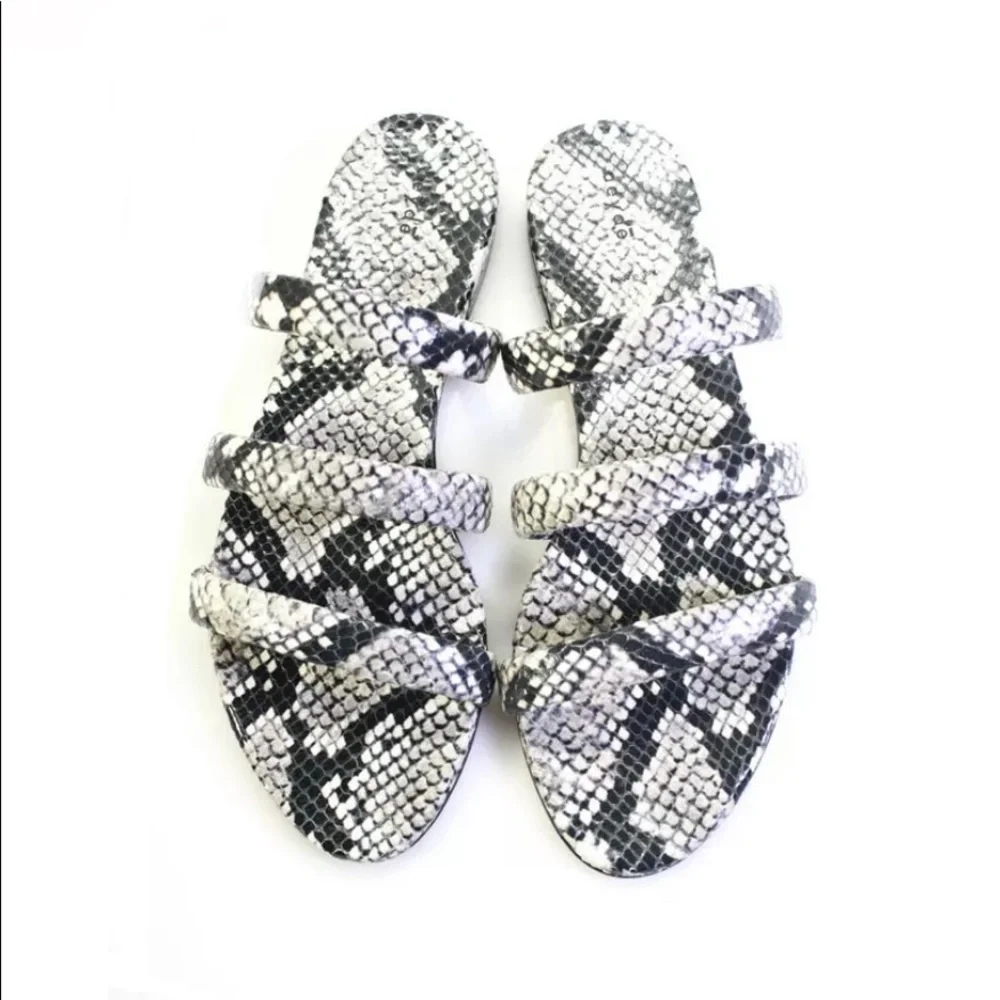 AEYDE Snake Print Flats - Picture 3 of 6